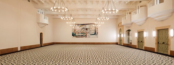 Ballroom event space at The Maybourne Beverly Hills.